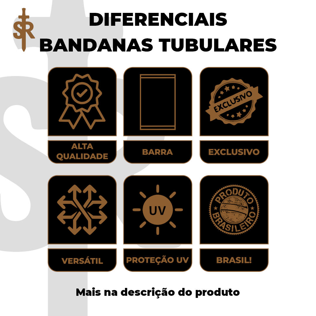 Bandana Tubular - Brasil