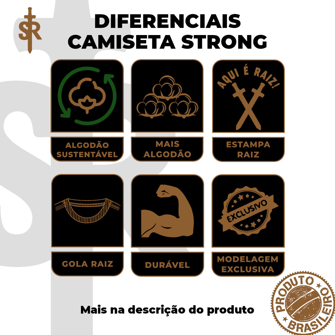 Caveira Bélica - Branca - Camiseta SR Strong