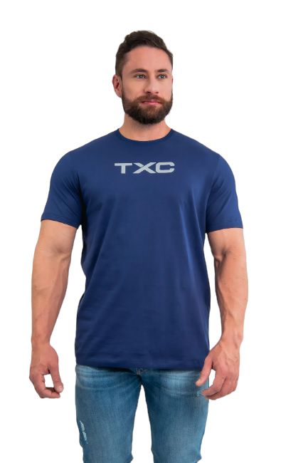 Camiseta Masculina TXC  Algodão Azul Marinho