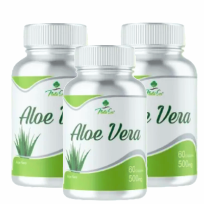 Aloe Vera 60 - Capsulas 500 Mg - Natuser - 3 und