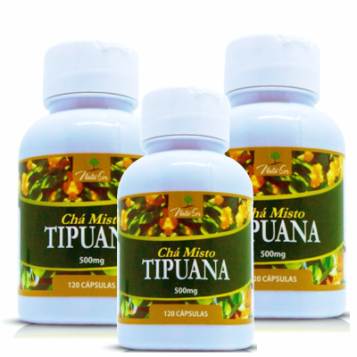 Chá Misto Tipuana - 60 Capsulas 500 mg - Natuser - 3 und