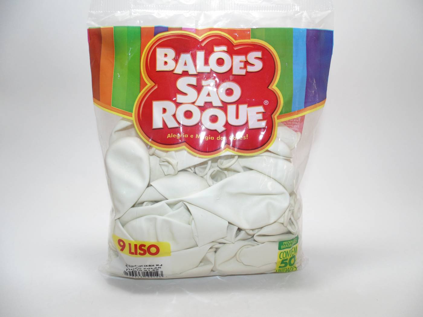 Balão São Roque Nº9 C/ 50  - Branco Polar