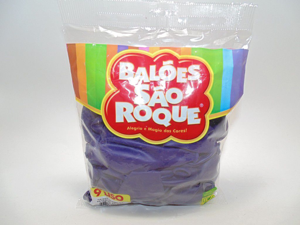 Balão São Roque Nº9 C/ 50  - Roxo Uva