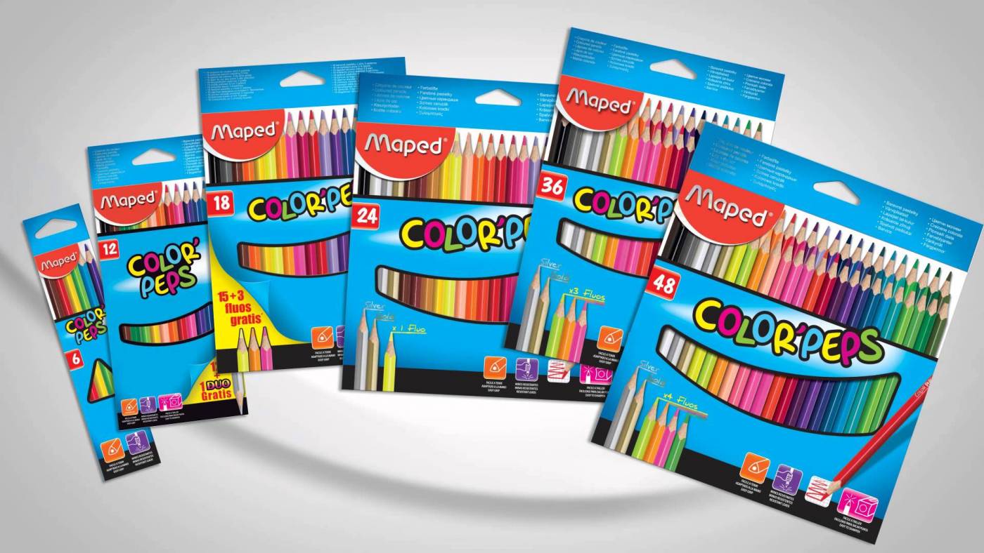 Lápis de cor 36 cores Maped Color Peps
