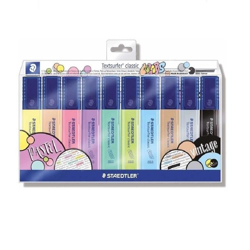 Marca Texto Staedtler Textsurfer Classic Colors C/10
