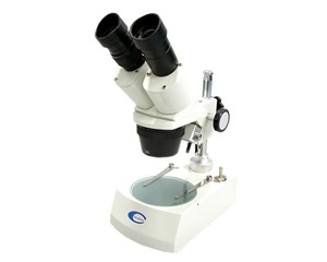 Estereomicroscópio sem Zoom LED Aumento 20 e 40x. Cman