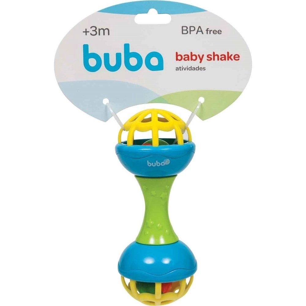 Baby Shake Mordedor Chocalho de Atividades Buba