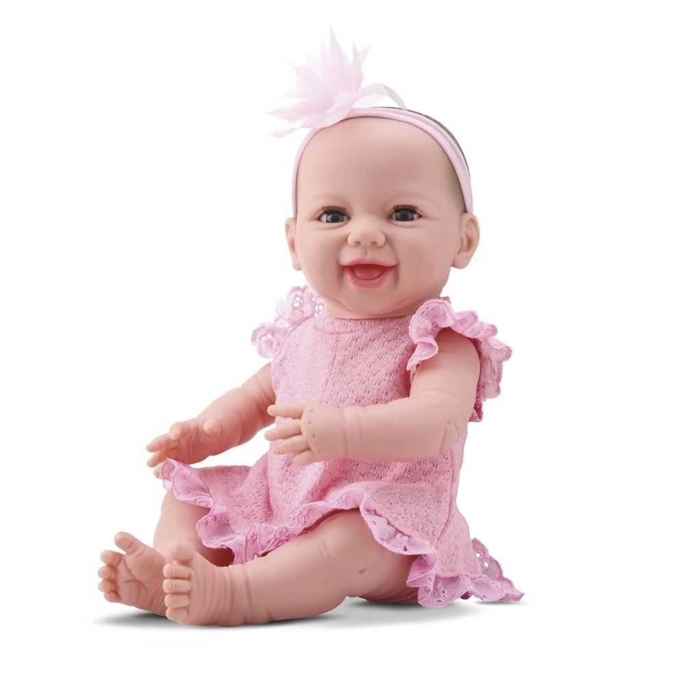 Boneca Infantil New Born Abre e Fecha os Olhos com Acessórios