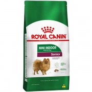 Ração Seca Royal Canin Mini Indoor Senior para Cães de Raças Pequenas com 8 Anos ou mais