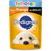 Ração Úmida Pedigree Sachê Frango ao Molho para Cães Filhotes - ( 100 G )