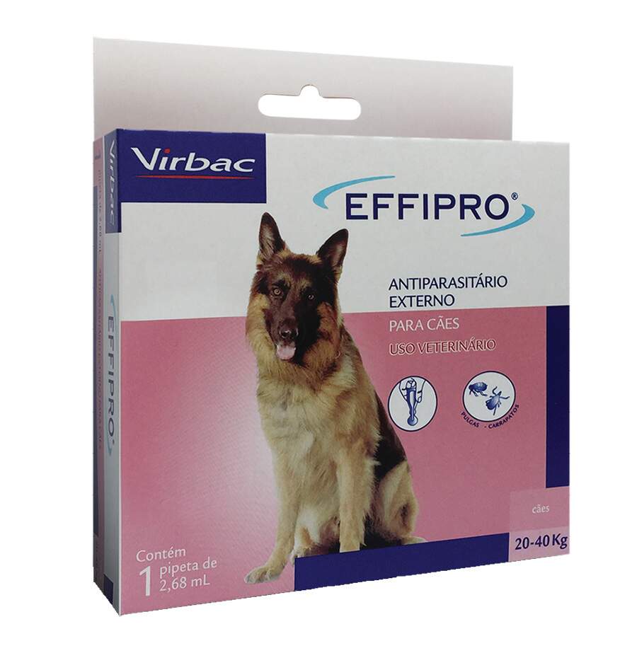Effipro Virbac para Cães de 20Kg a 40Kg