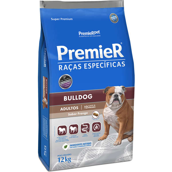 Ração Premier Raças Específicas Bulldog Adulto - ( 12 kg )