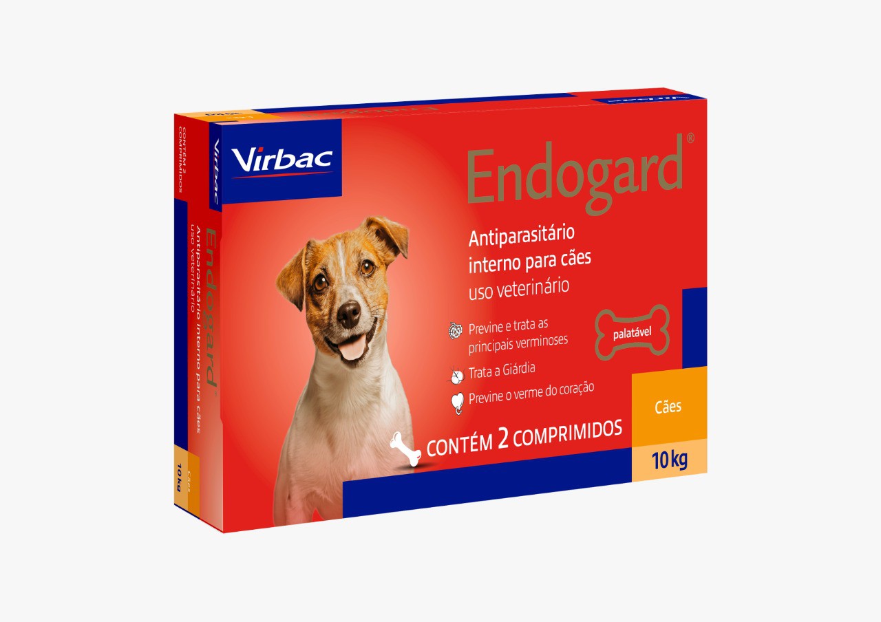 Vermífugo Virbac Endogard para Cães até 10 Kg