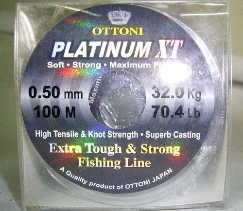 Linha Ottoni Platinum 0,50mm - Pct C/10 Rolos.