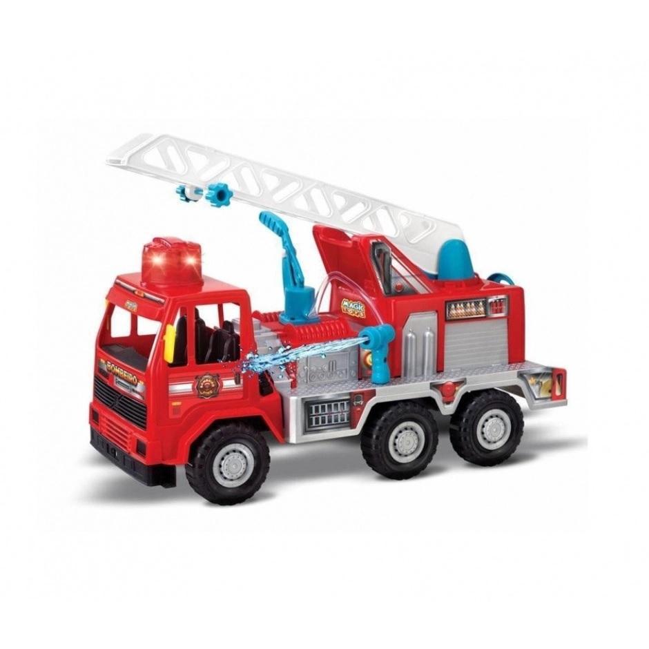 Caminhão Bombeiro Fire Com Bomba De Água - Magic Toys 5044 - Babu