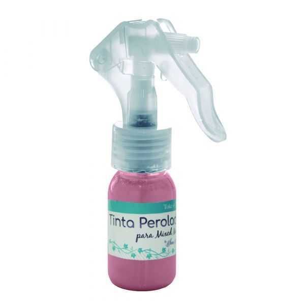 Tinta Spray Perolada Rosa Bebê 21221 (TMM09) 30ml - Toke e Crie
