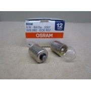 Lampada Miniatura 67 Universal R5w 12v 5w Osram 5007