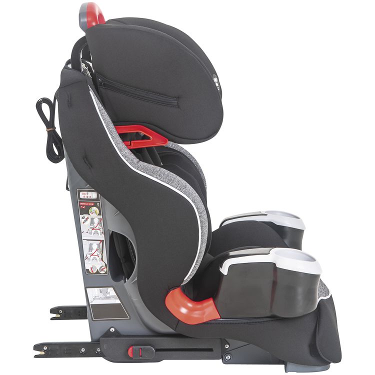 Cadeira de Auto Bebê Modi Isofix 9 À 36kg Inclinação Kiddo Cinza