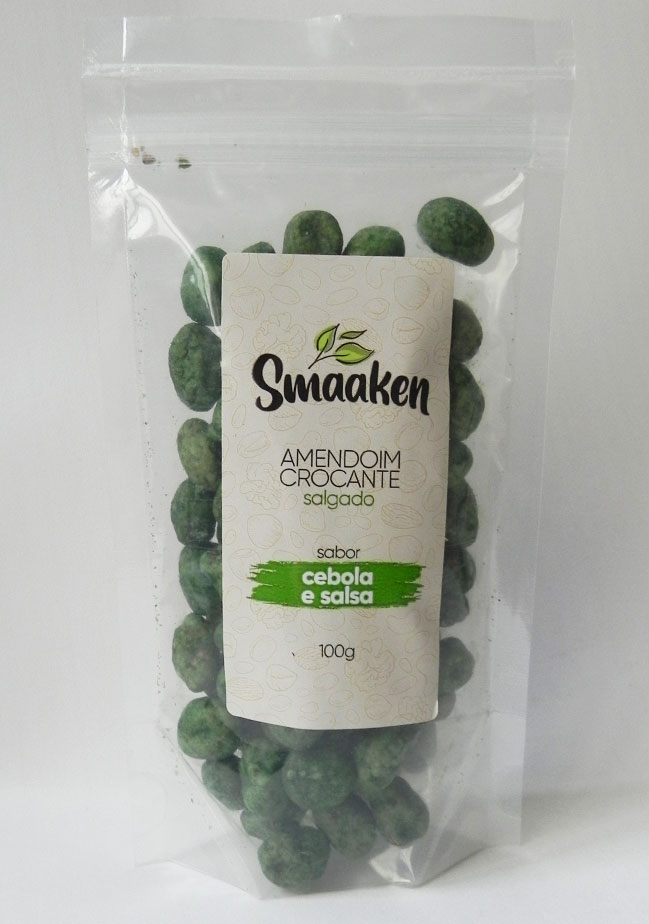 Amendoim crocante salgado - Cebola e Salsa | Smaaken (100g)