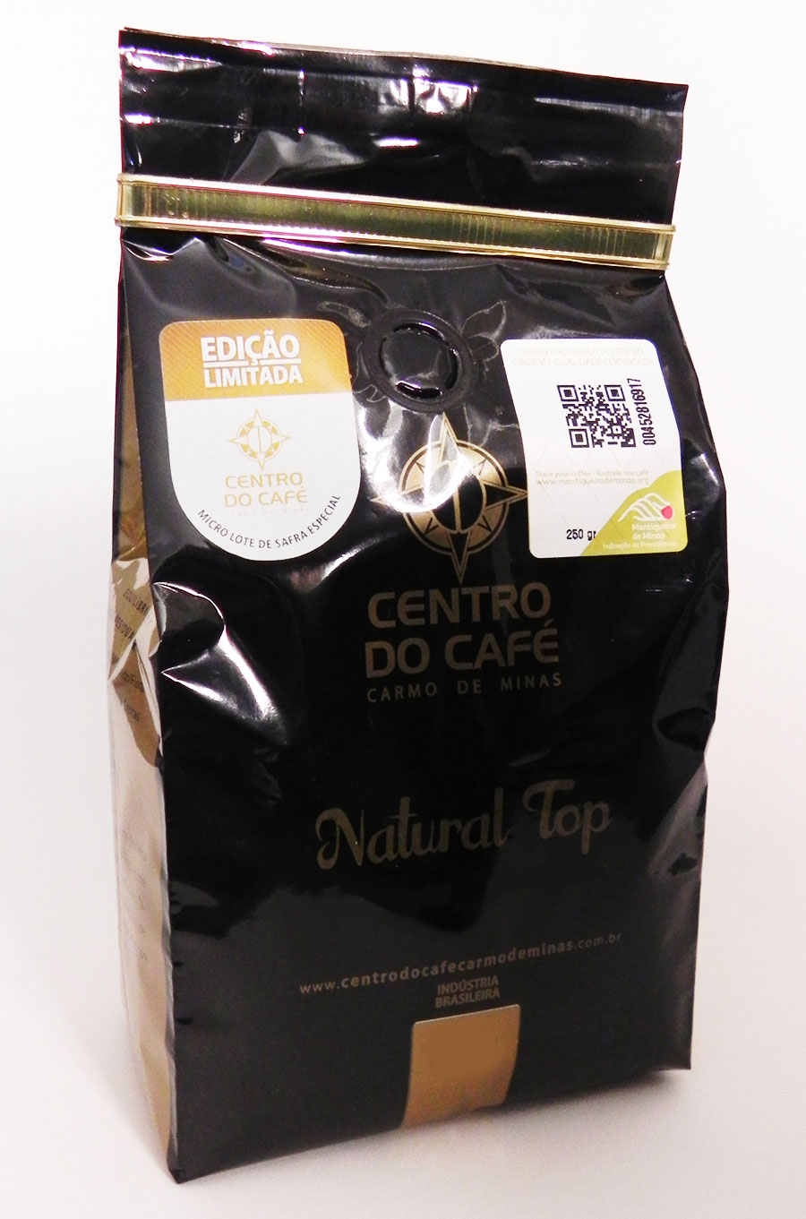 Café Natural Top em grãos - Centro do Café | Carmo de Minas (250g)