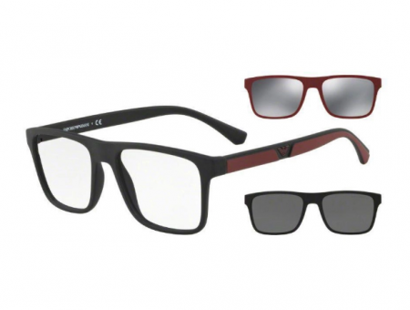 Óculos de Grau e Sol Emporio Armani Clipon 0EA4115 50421W54