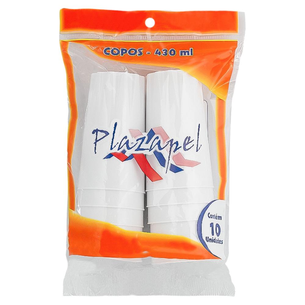 COPO PLAST REFRIG VERDE CLARO PLAZAPEL 430ML 10X10UND (CR430.09)