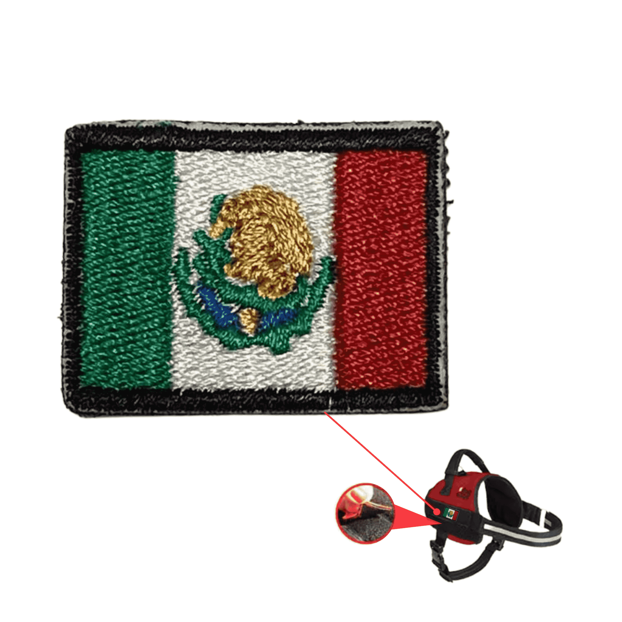 Patch Bandeira México - Foto 0