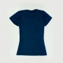 Camiseta Fem. Chevrolet Classics Logo - Azul Oceano