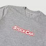 Camiseta Masc. Chevrolet Basics Stock Car Stickers - Cinza Mescla