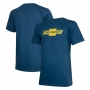 Camiseta Masc. Chevrolet Classics Logo - Azul Oceano