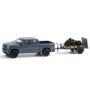 Miniatura Chevrolet Silverado - Hitch and Tow - 1:64 - Azul Escuro
