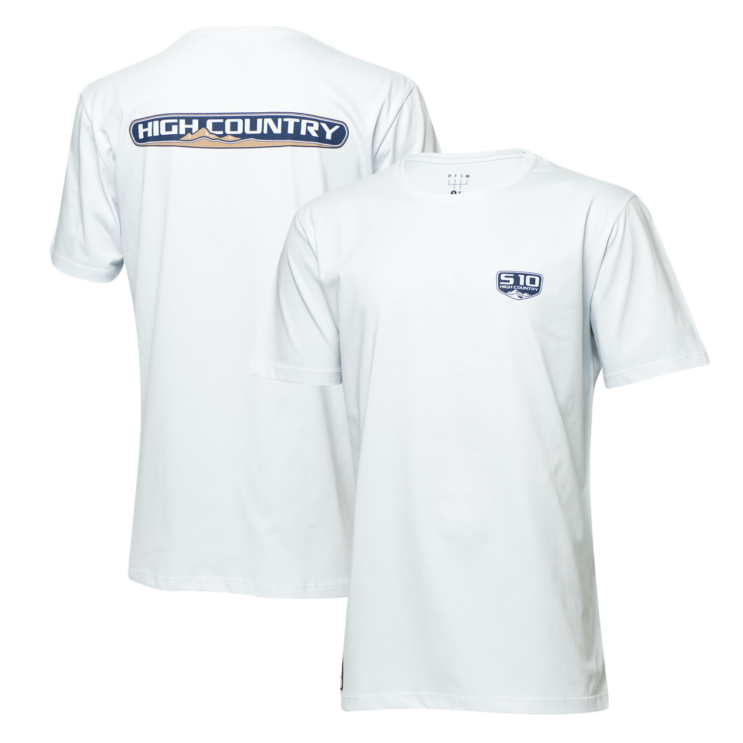 Camiseta Masc. Chevrolet S-10 High Country - Branco