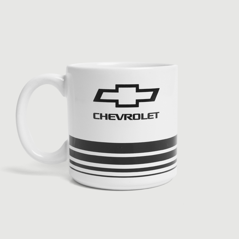 Caneca Chevrolet Lettering Branco - 360ml