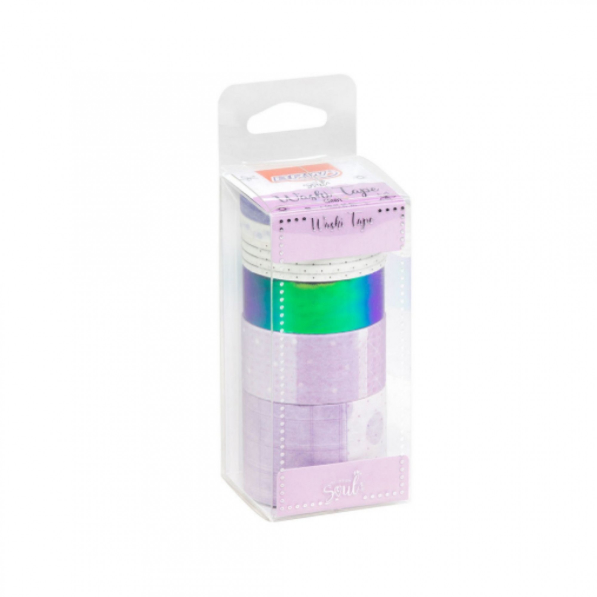 Washi Tape Candy BRW c/4 fitas adesivas