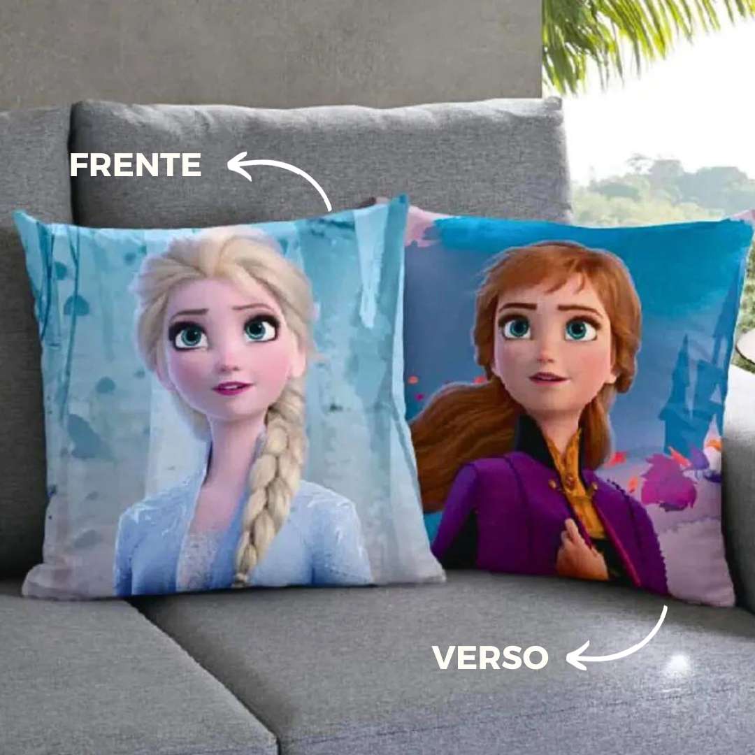Capa de Almofada Bella Janela Disney Frozen 45x45cm