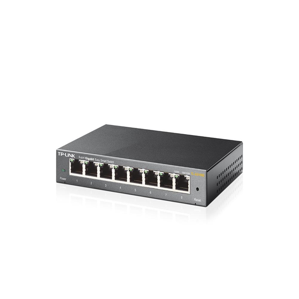 Switch TP-Link 8 Portas Easy Smart Gigabit - TL-SG108E