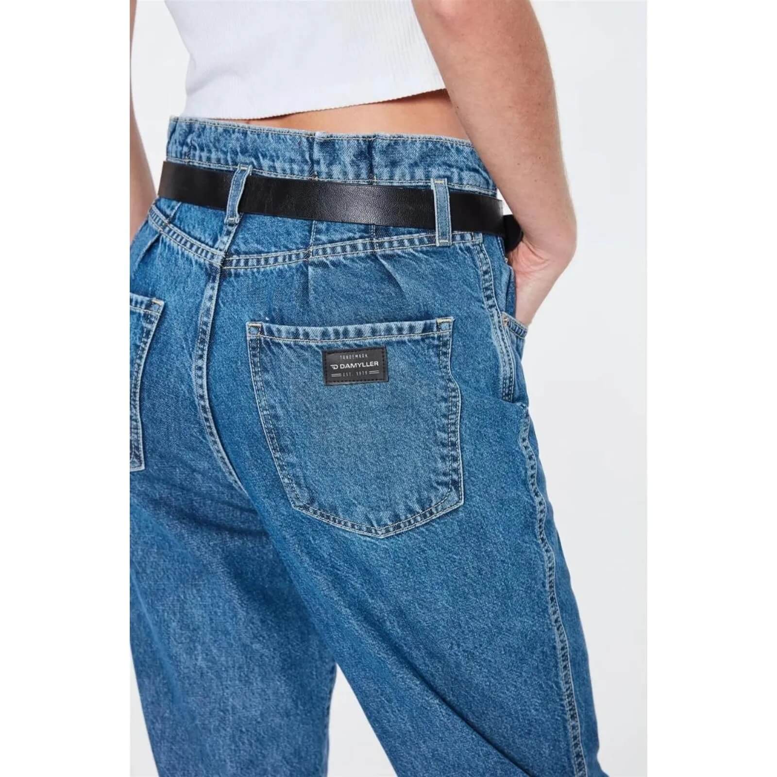 Calça Jeans Clochard Damyller Cropped Feminina