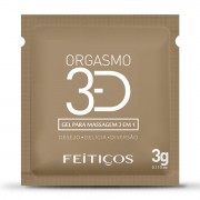 Orgasmo 3D  Excitante, Eletrizante Sachet 3g