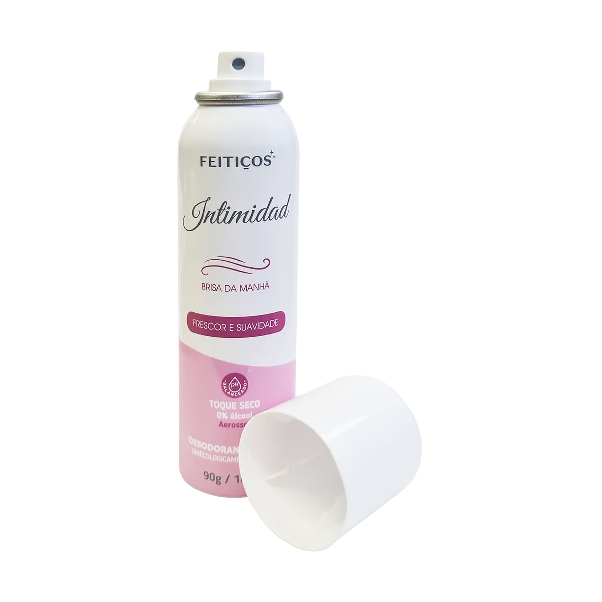 Desodorante Intimo Feminino - Intimidad em Aerossol - 90g/166ml - Toque Seco e 0% de álcool