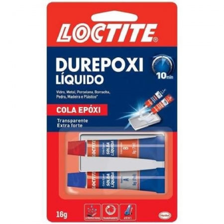 ADESIVO DUREPOXI LIQUIDO 16G - LOCTITE