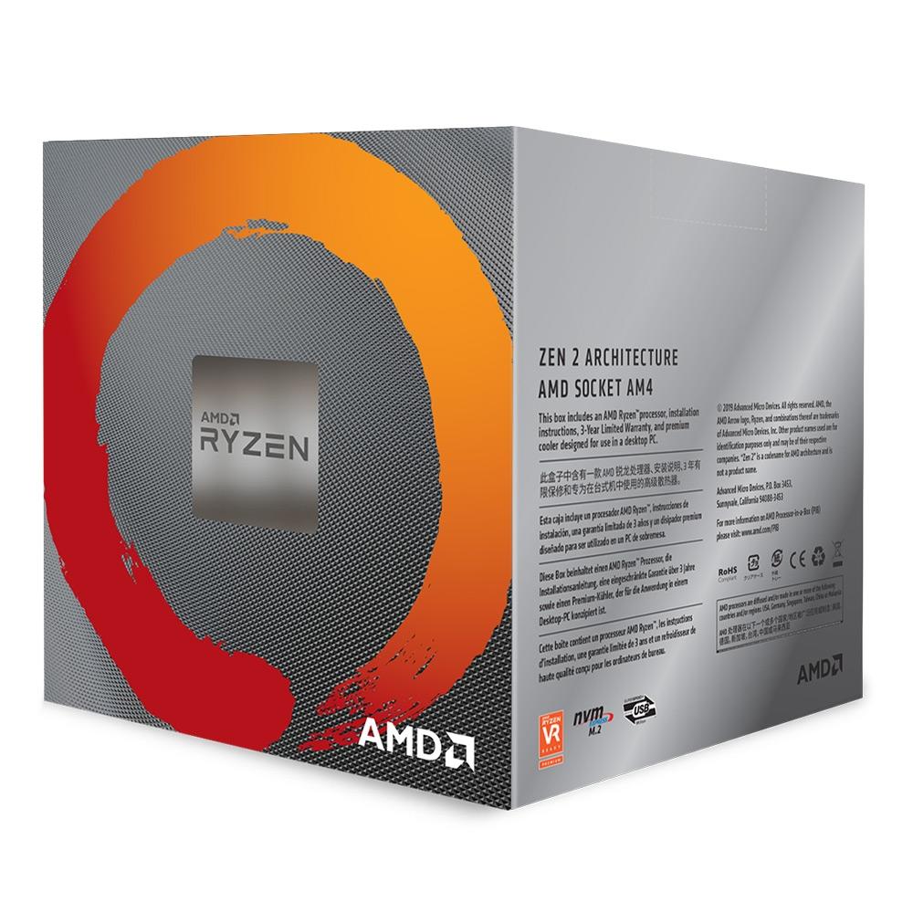 Processador AMD Ryzen 7 3800X Cache 36MB 3.9GHz (4.5GHz Max Turbo) AMD4 - 100-100000025BOX