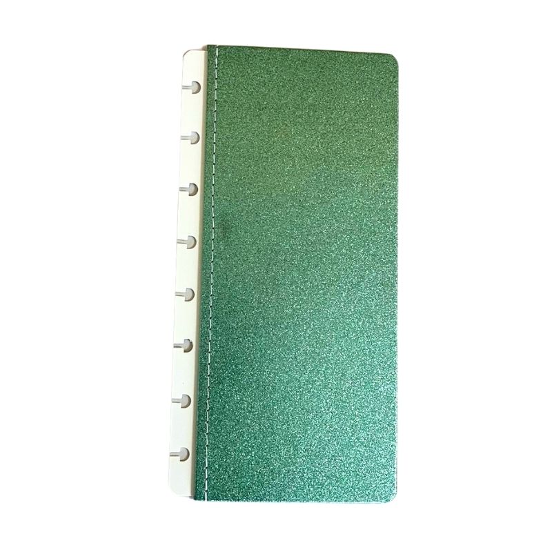 Capa Dura avulsa para caderno de disco Brilho Verde Slim - Octo