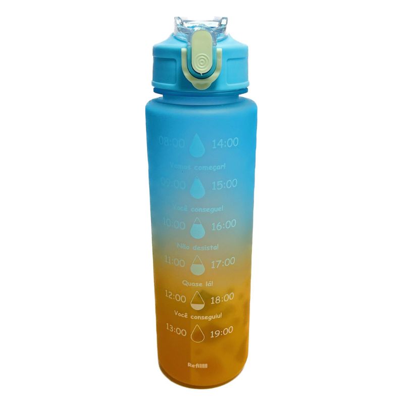 Garrafa de Água Plástica com 750ml - Importado