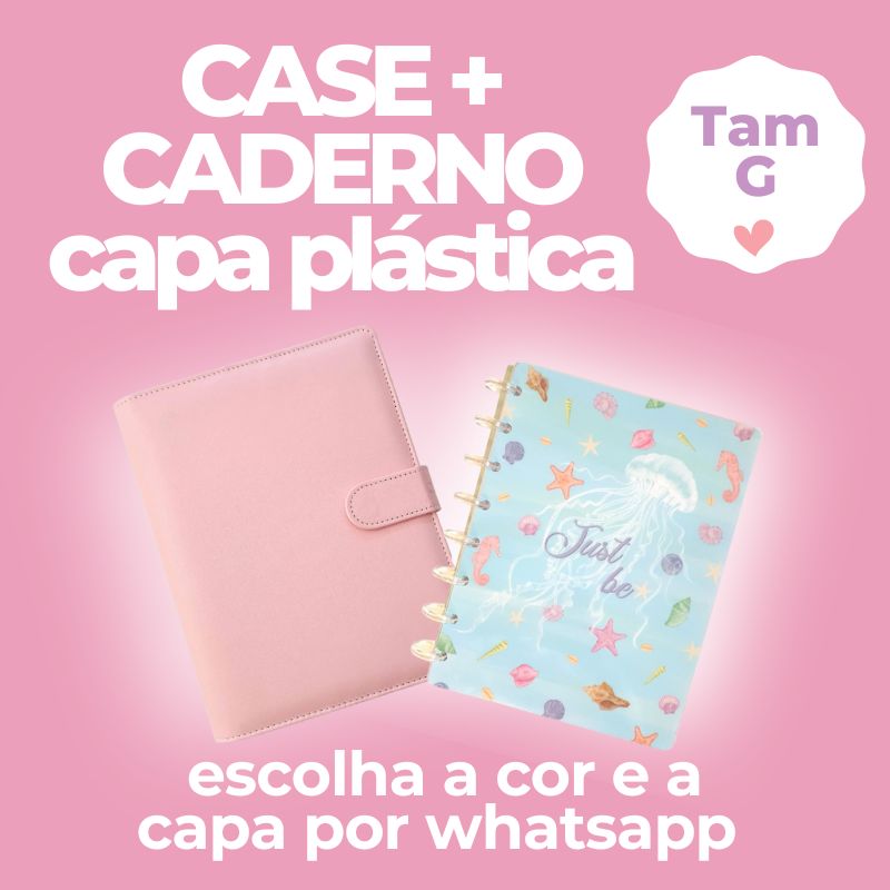 Kit Case + Caderno Montado G Capa Dupla Face - Octo