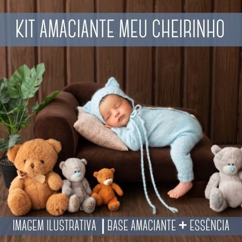 KIT AMACIANTE - Base Amaciante + Essência Meu Cheirinho