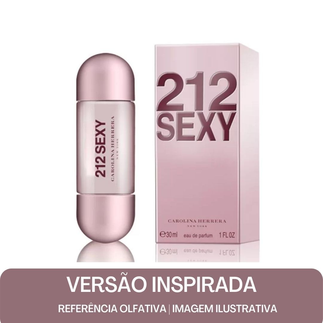 KIT PERFUME - Essência 212 Sexy F Contratipo  + Base Para Perfume
