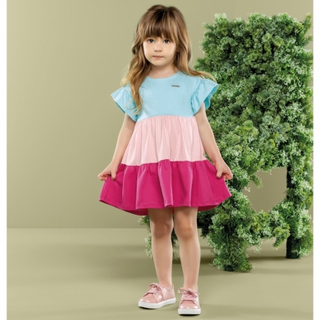 Vestido Infantil Colors Colorittá