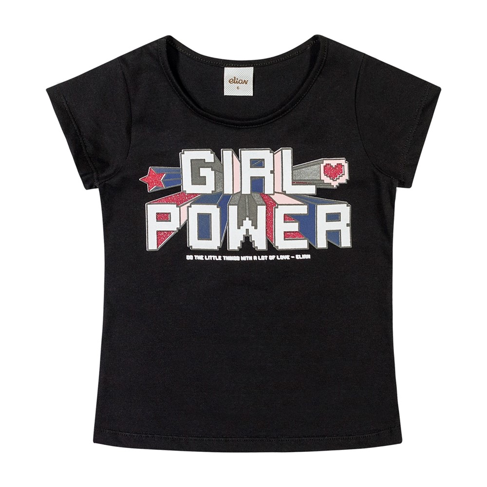 Blusa Infantil Feminina Girl Power