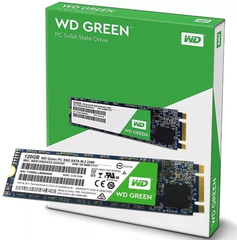 HD SSD M.2 120G WD GREEN WDS120G2G0B