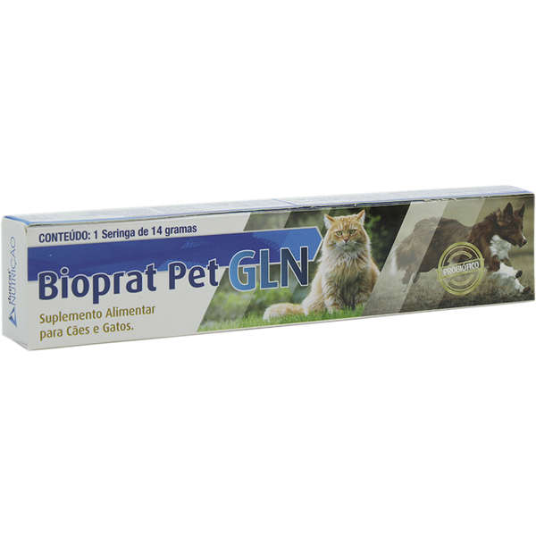 Bioprat Pet GLN suplemento para cães e gatos